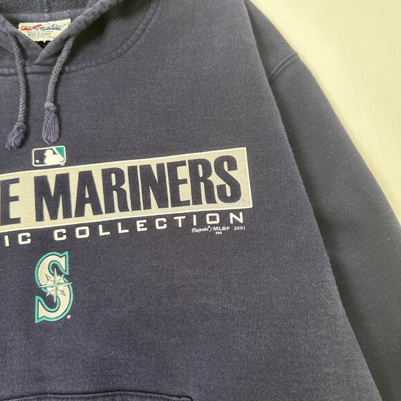 2001 Seattle Mariners MLB Hoodie M - Picture 3 of 4